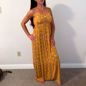 Flower maxi summer dress